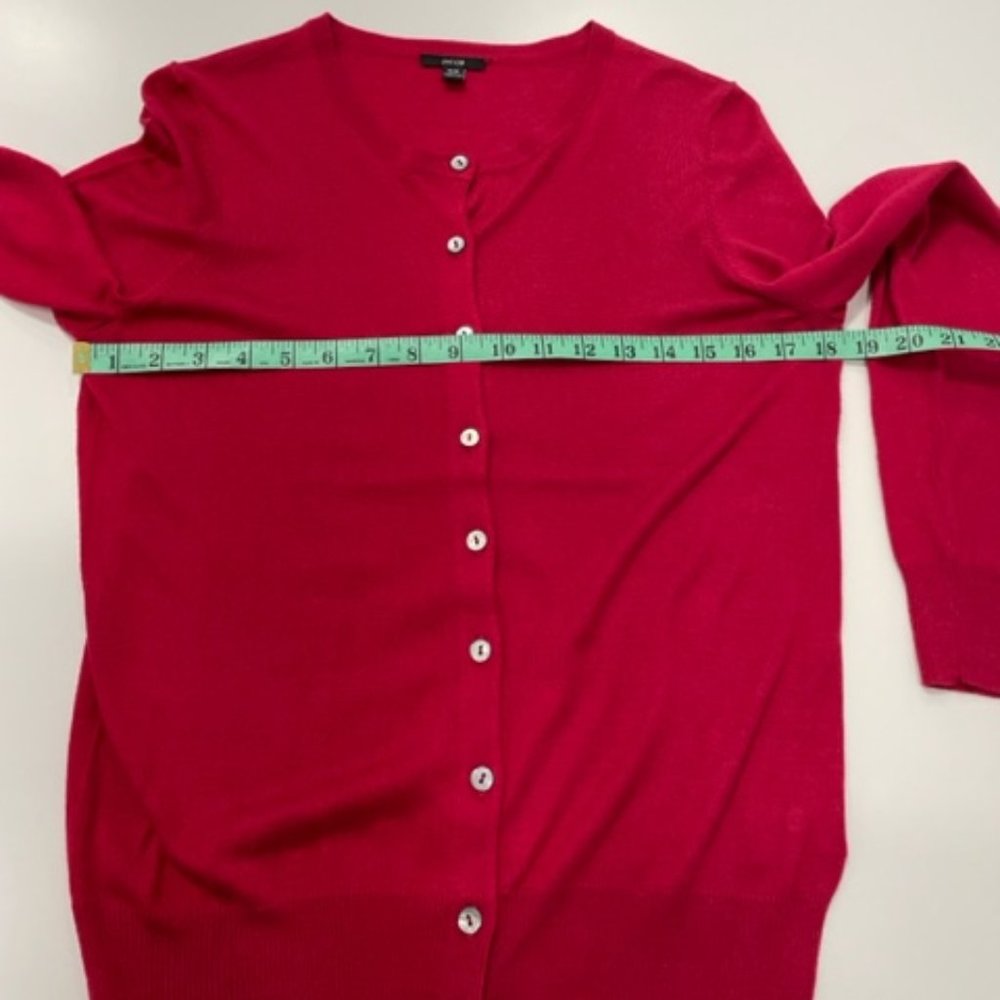 JACOB Round Neck Red Cardigan with Buttons ~ Size S/M~ BNWOT - Picture 8 of 15